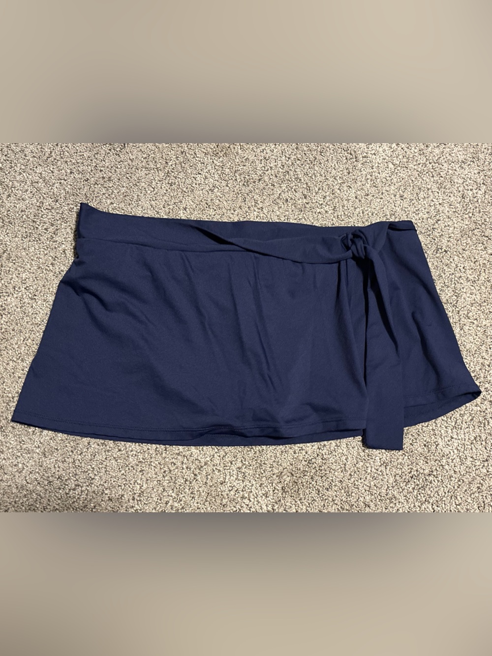 Tommy Bahama Navy Tie-Waist Swim Skirt